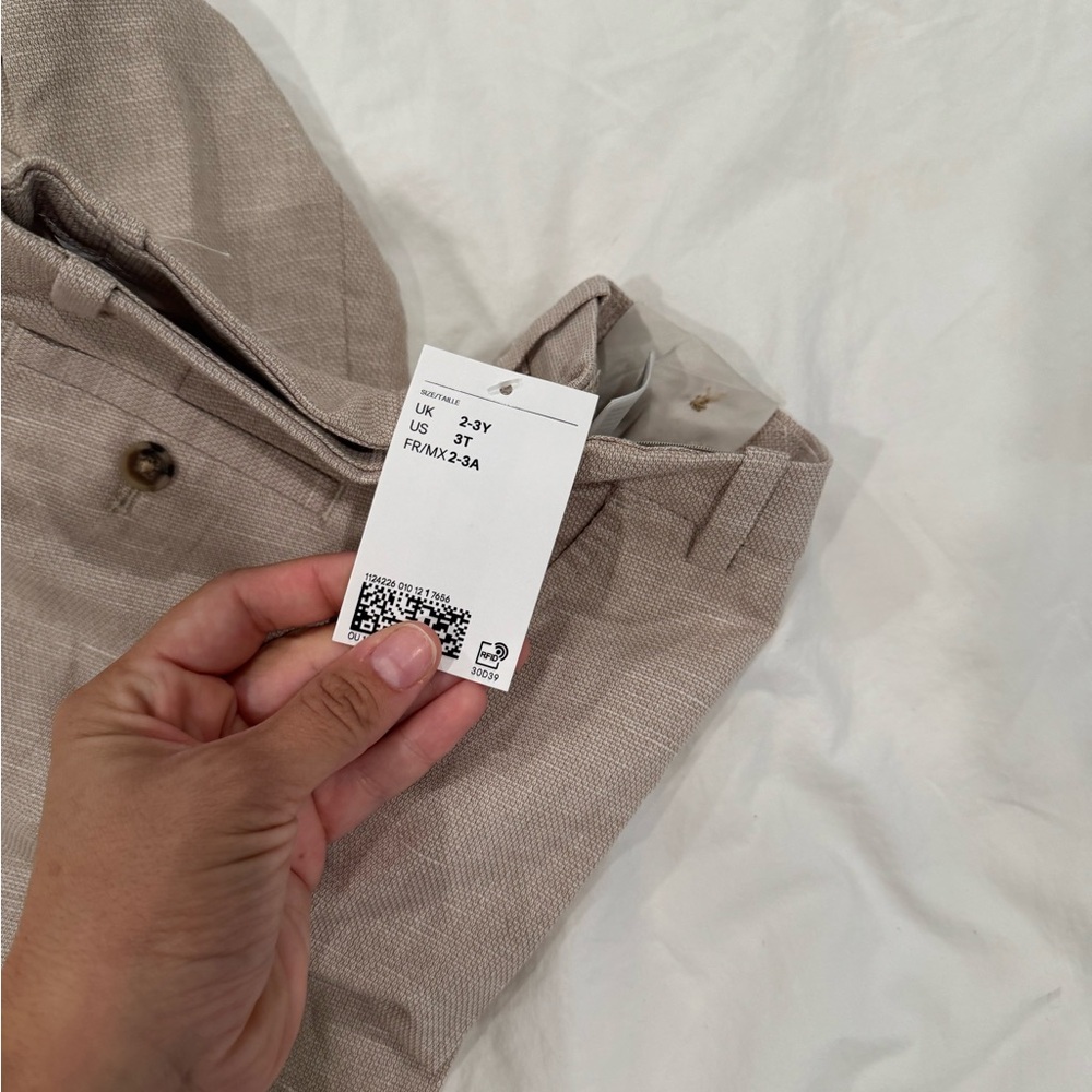 Boy's Tan Blazer and Suit Set - Picture 2 of 6
